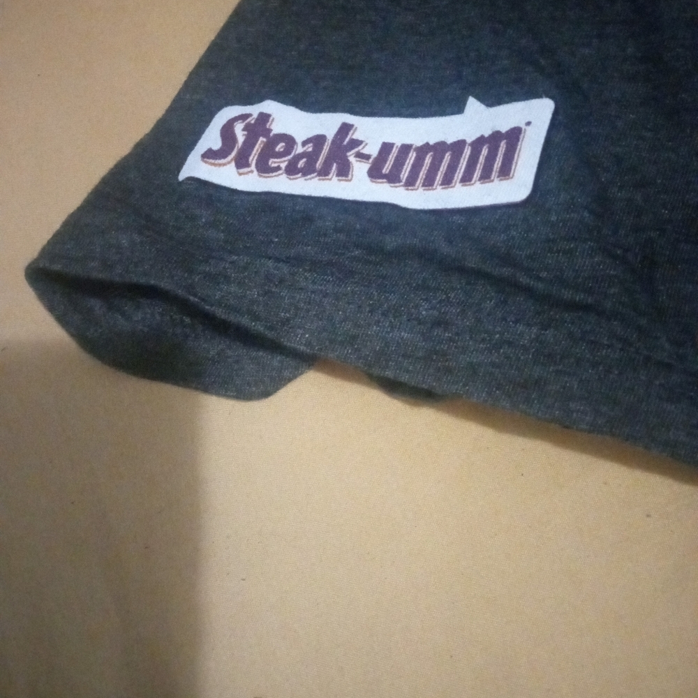 🩶🤍♥️ NWOT District Mens Steak-Umms 2XL TShirt Dinosaur Graphic Tee Funny - Picture 3 of 4